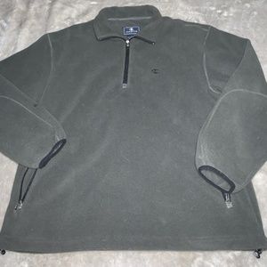 Champion Pullover Fleece Jacket 1/4 Zip Size Large